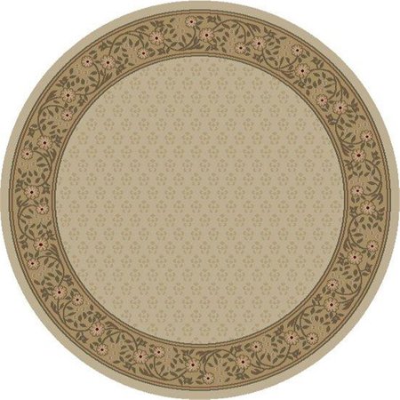 CONCORD GLOBAL 5 ft. 3 in. Jewel Harmony - Round, Ivory 40220